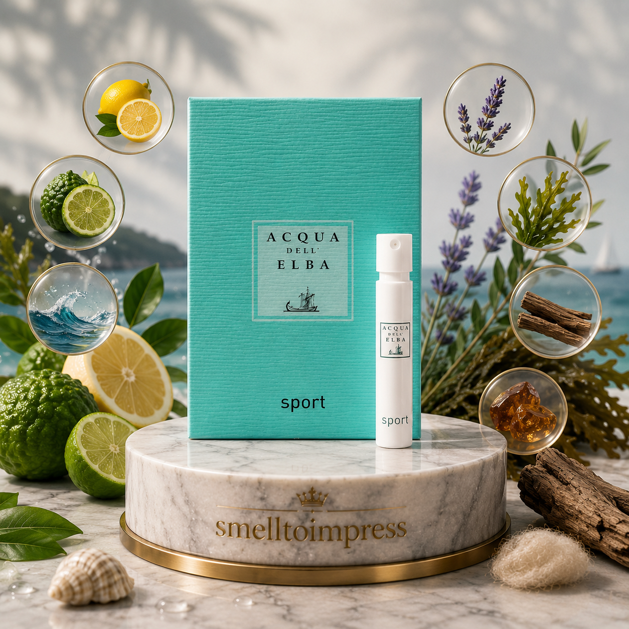 صورة عينة عطر رسمية واحدة Acqua Dell' Elba Sport بحجم 1.2 ml 0.04 fl. oz