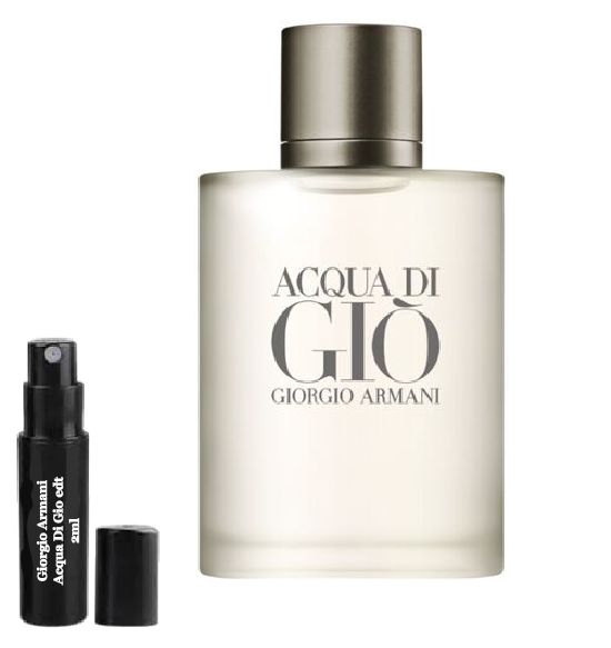 Giorgio Armani Acqua di Gio eau de toilette incl perfume samples (جورجيو أرماني أكوا دي جيو ماء تواليت بما في ذلك عينات العطور)
