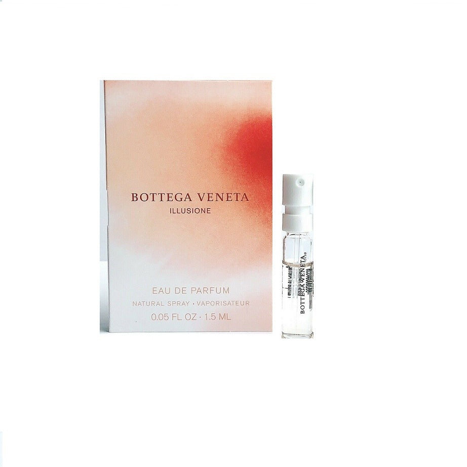 بوتيغا فينيتا إيلوجيون ومان 1.5 مل 0.07 أونصة سائلة. أوقية. عينة العطر الرسمية Bottega Veneta Illusione Woman 1.5 مل 0.07 أونصة سائلة. أوقية. عينة العطر الرسمية