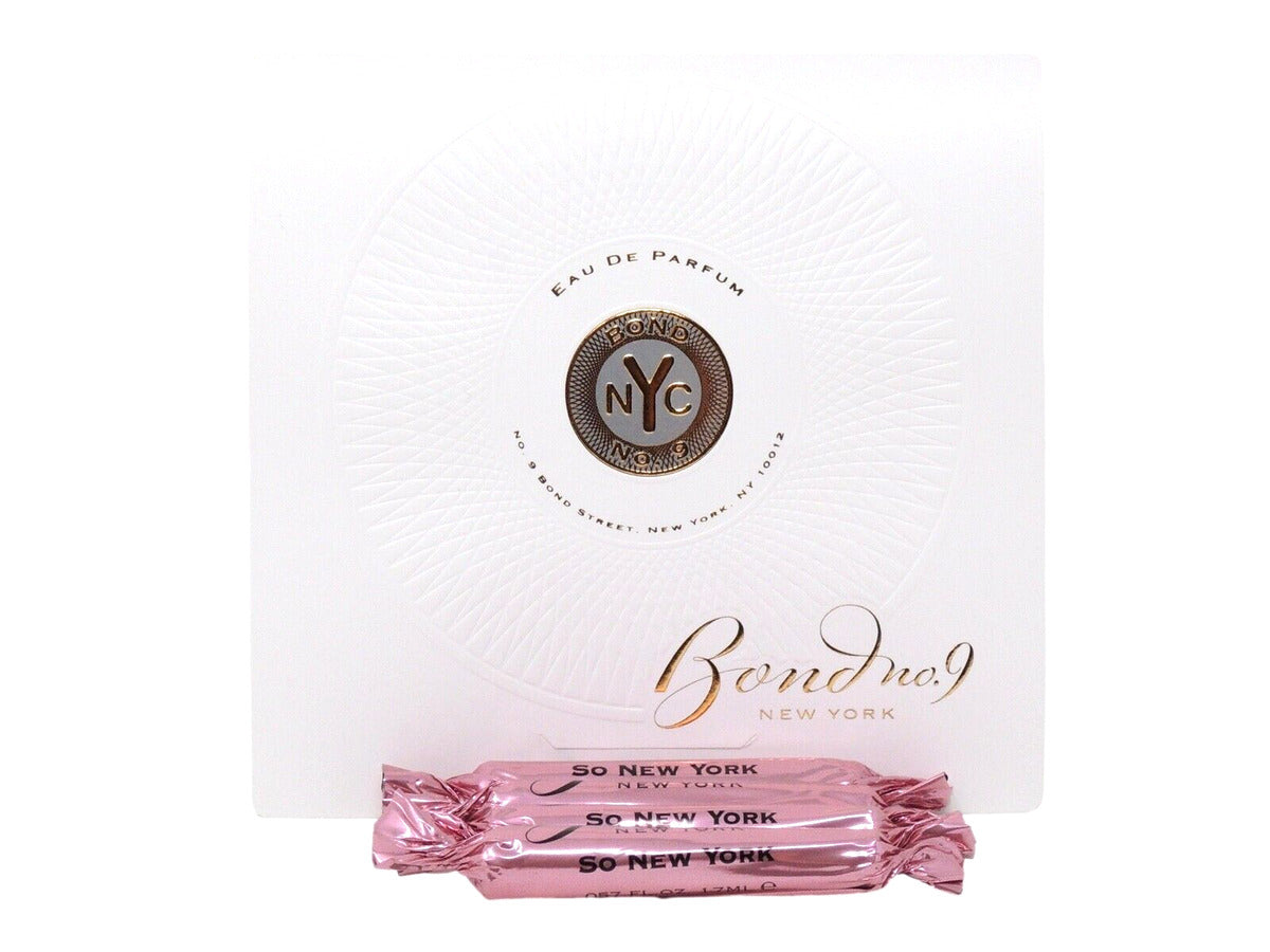 عينة عطر رسمية من Bond No 9 So New York، سعة 1.7 مل (0.06 أونصة سائلة)، مُختبرة. عينة عطر رسمية من Bond No 9 So New York، سعة 1.7 مل (0.06 أونصة سائلة)، مُختبرة.