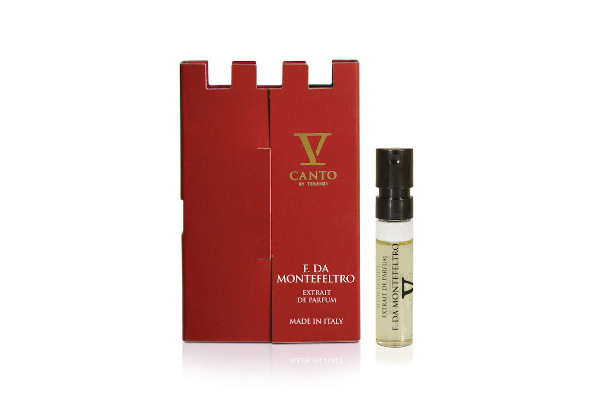 عينات العطور الرسمية F. da Montefeltro من V Canto بحجم 1.5 مل