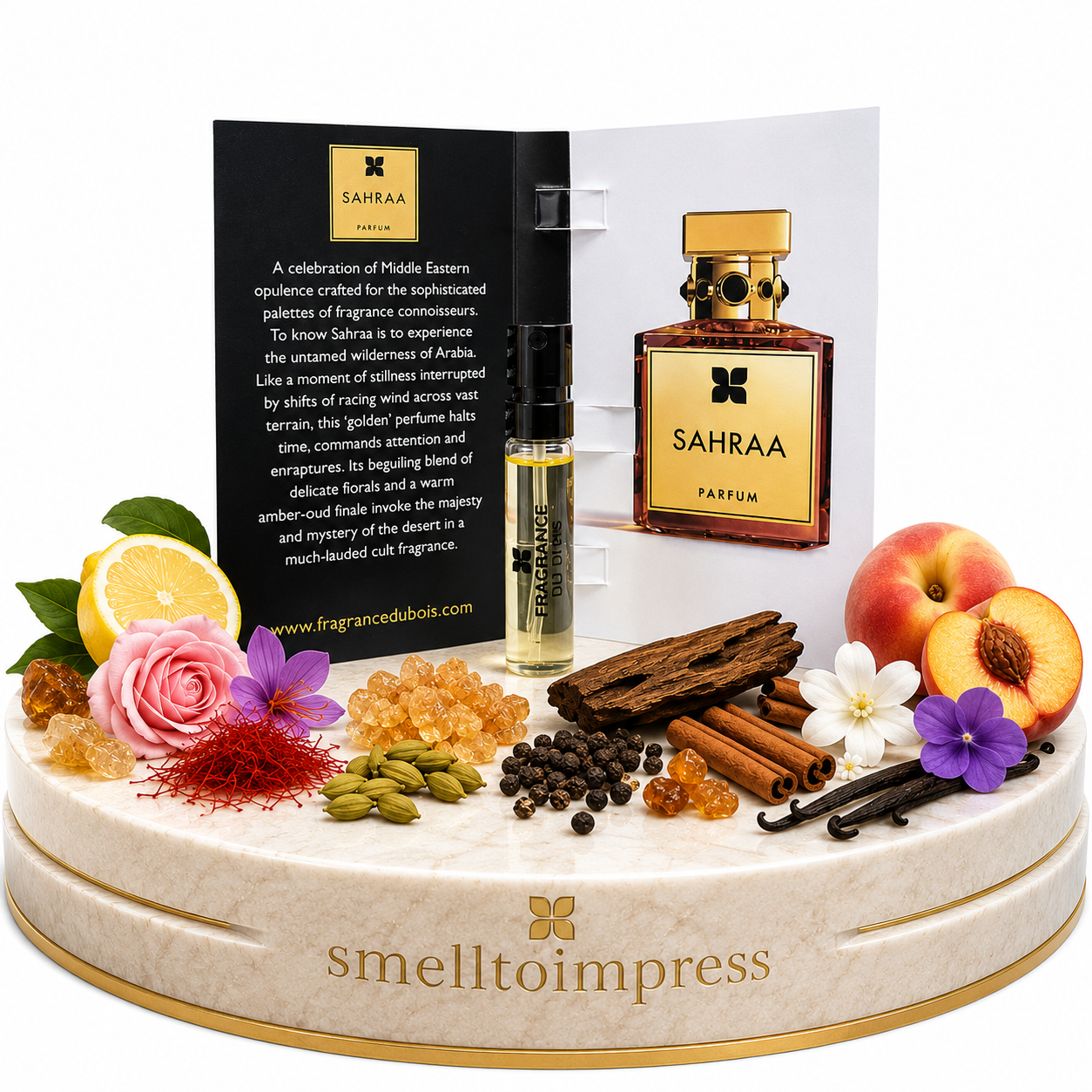 صورة عينة عطر رسمية واحدة Fragrance Du Bois Sahraa بحجم 1.5 ml 0.05 fl. oz.
