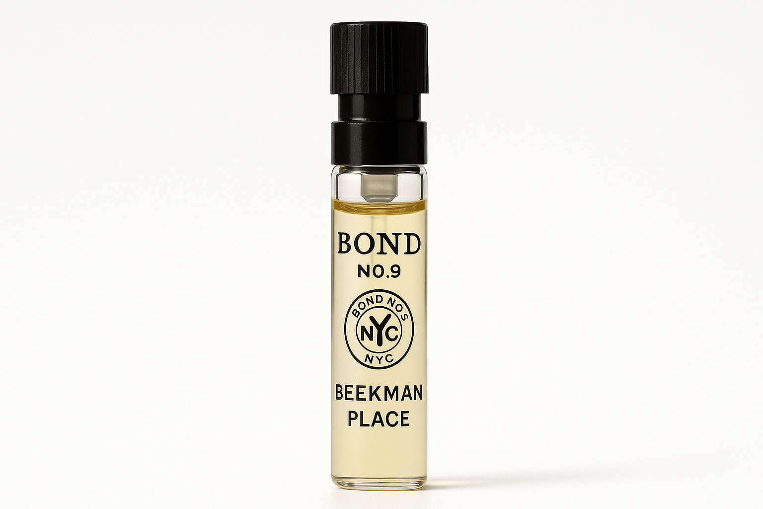 عينة عطر رسمية من بوند رقم 9 بيكمان بليس، سعة 1.7 مل (0.6 أونصة سائلة) عينة عطر رسمية من بوند رقم 9 بيكمان بليس، سعة 1.7 مل (0.6 أونصة سائلة)
