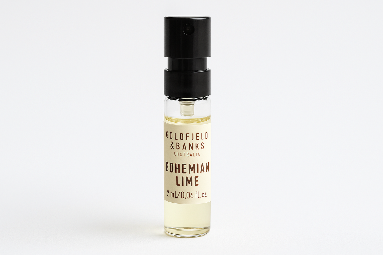 عينة عطر رسمية من جولدفيلد آند بانكس أستراليا بوهيميان لايم، 2 مل، 0.06 أونصة سائلة عينة عطر رسمية من جولدفيلد آند بانكس أستراليا بوهيميان لايم، 2 مل، 0.06 أونصة سائلة