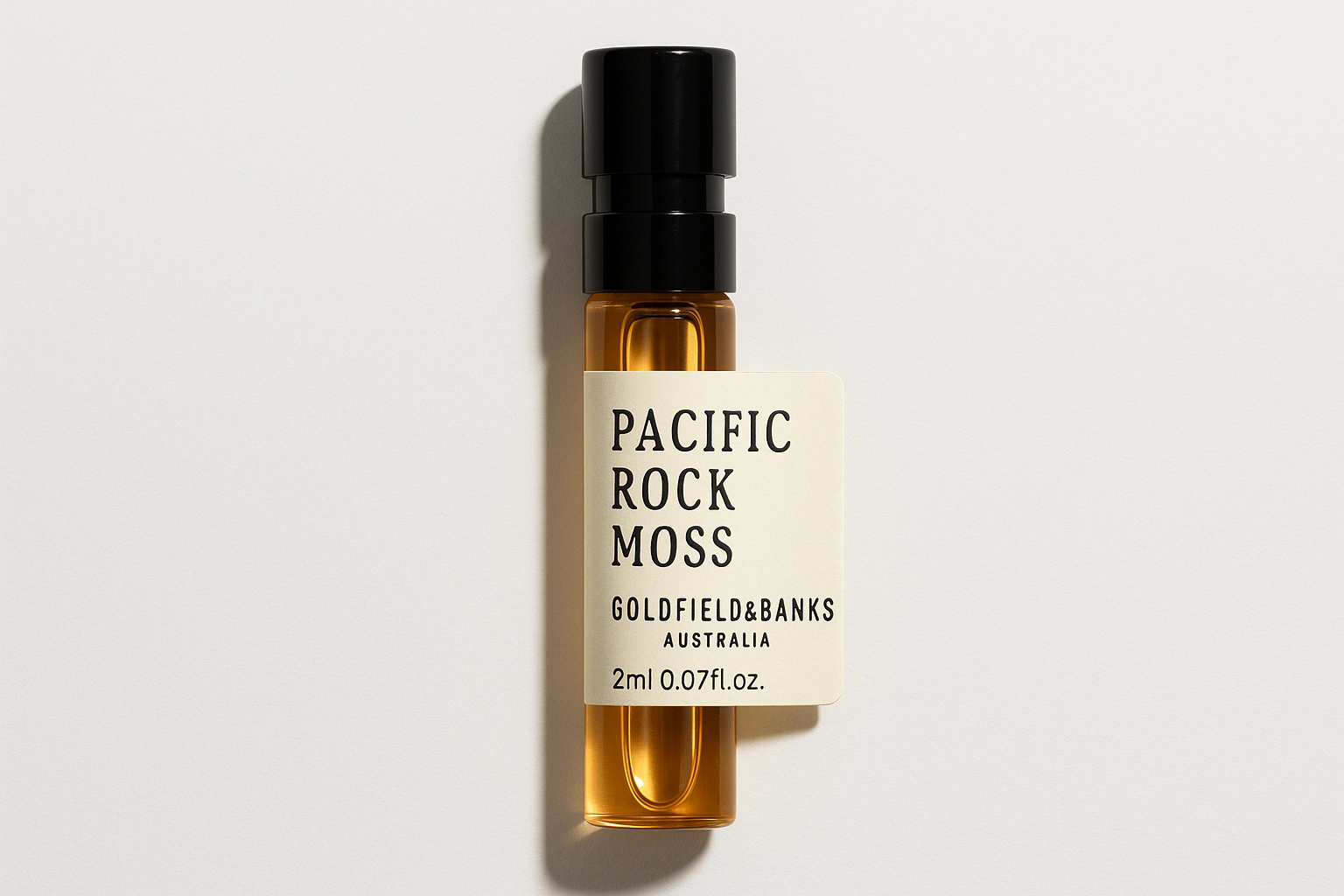 عينة عطر رسمية من Goldfield and Banks Australia Pacific Rock Moss، 2 مل (0.06 أونصة سائلة) عينة عطر رسمية من Goldfield and Banks Australia Pacific Rock Moss، 2 مل (0.06 أونصة سائلة)