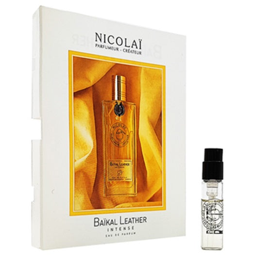 عينات عطر رسمية من عطر نيكولاي بايكال ليذر، 1.8 مل، 0.07 أونصة. عينة عطر تجريبية عينات عطر رسمية من عطر نيكولاي بايكال ليذر، 1.8 مل، 0.07 أونصة. عينة عطر تجريبية