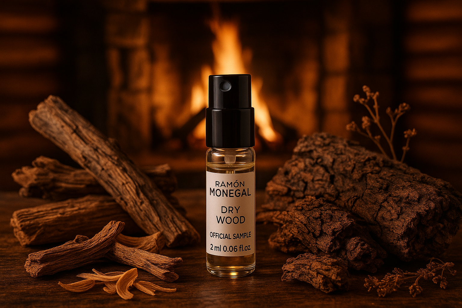 عينة عطر رسمية من رامون مونيغال دراي وود، ٢ مل، ٠٫٠٦ أونصة سائلة. عينة عطر رسمية من رامون مونيغال دراي وود، ٢ مل، ٠٫٠٦ أونصة سائلة.