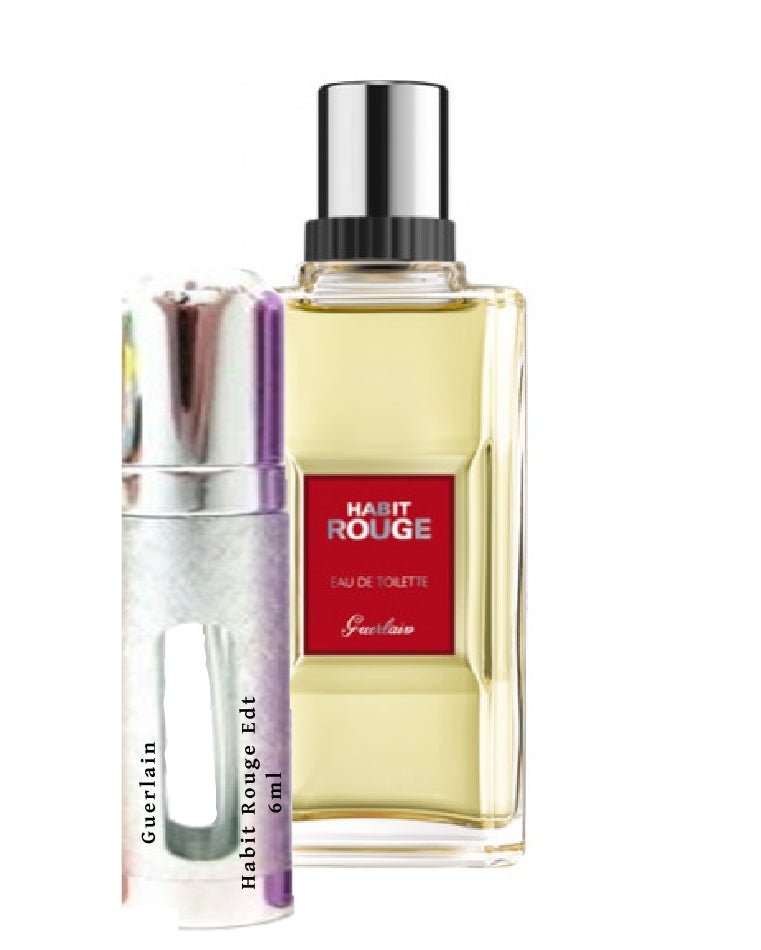 عينات من عطر Habit Rouge من جيرلان - 6 مل