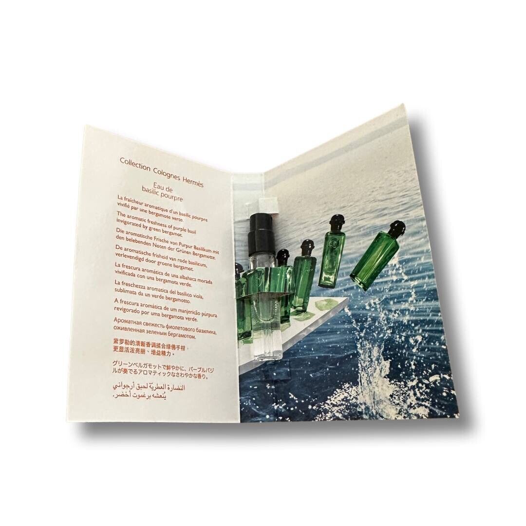 هيرميس ماء الريحان 2 مل 0.06 أونصة. أوقية. عينة العطر الرسمية