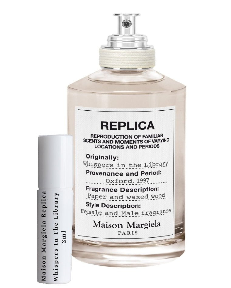 عينة طبق الأصل من عطر Maison Margiela Whispers In The Library بحجم 2 مل