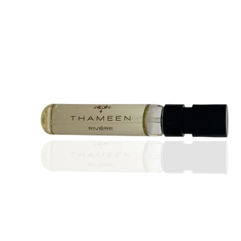عينة عطر رسمية من ثامين ريفيير، ٢ مل، ٠.٠٦ أونصة سائلة، مُختبرة عينة عطر رسمية من ثامين ريفيير، ٢ مل، ٠.٠٦ أونصة سائلة، مُختبرة