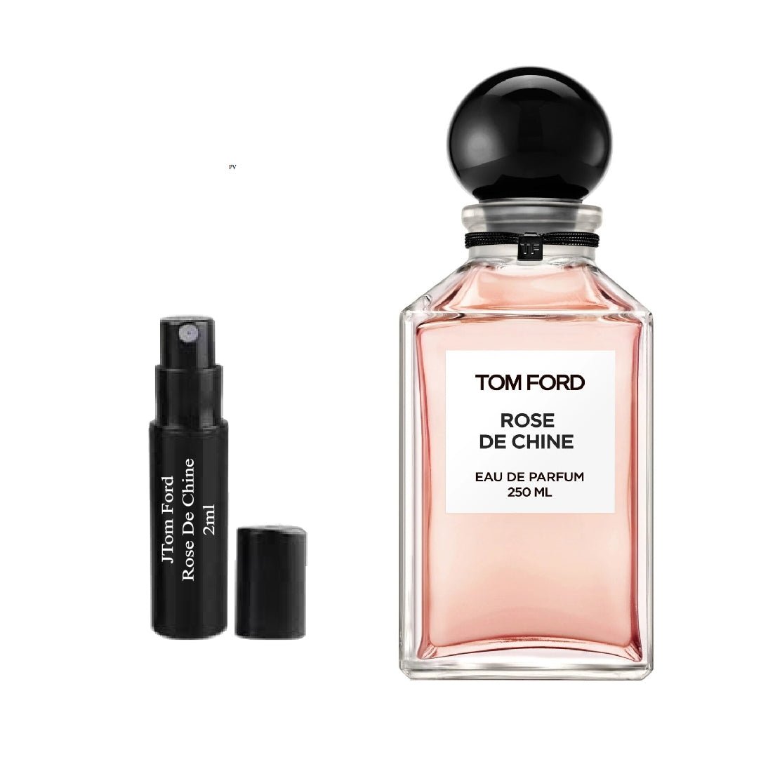 Tom Ford Rose De Chine 2ml parfymprov، Tom Ford Rose De Chine 2ml parfumeprøve، Tom Ford Rose De Chine 2ml parfumstalen، Tom Ford Rose De Chine 2ml muestra de parfum، Tom Ford Rose De Chine 6ml 0.20 fl. أوز. عطر مينتا، توم فورد روز دي شاين 6 مل 0.20