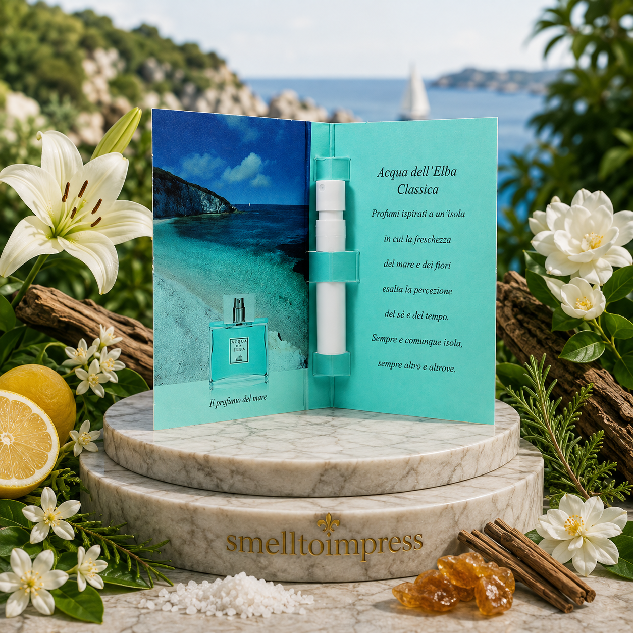 صورة عينة عطر رسمية واحدة من Acqua dell' Elba Classica بحجم 1.2 ml 0.04 fl. oz