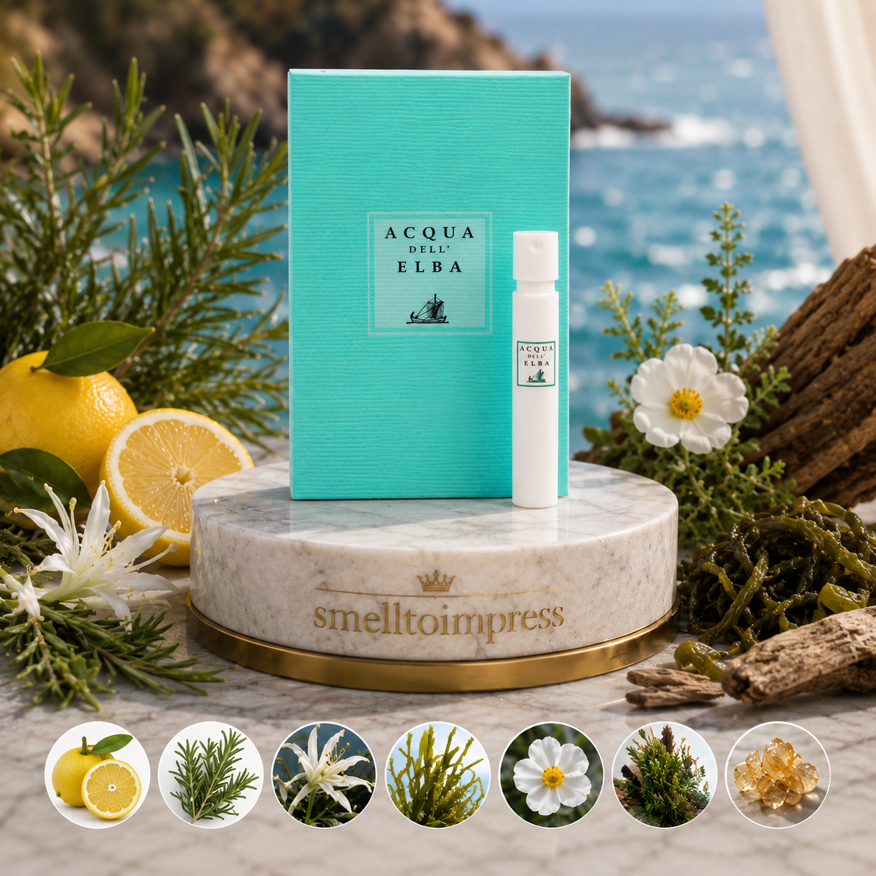 عينة عطر رسمية أكوا ديل إلبا هوم ماري 1.2 ml 0.04 fl. oz