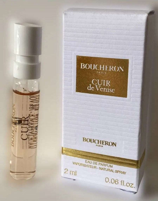 بوشرون كوير دي فينيس 2 مل 0.06 أونصة. أوقية. عينات العطور الرسمية، Boucheron Cuir de Venise 2ml 0.06 fl. أوقية. عينات العطور الرسمية
