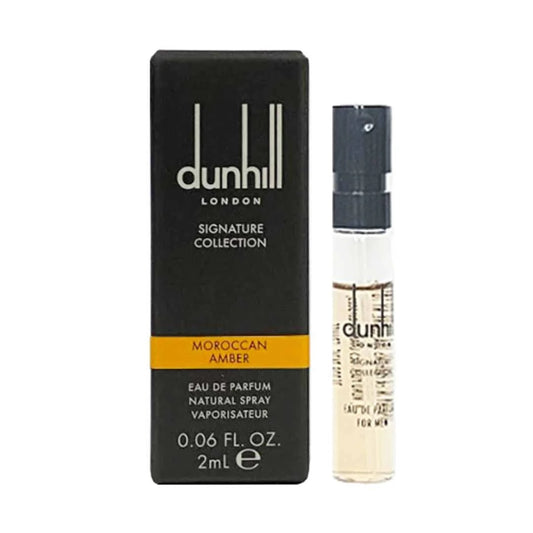 عينات عطر رسمية من مجموعة Dunhill Signature Collection Morrocan Amber بحجم 2 مل و0.06 أونصة سائلة