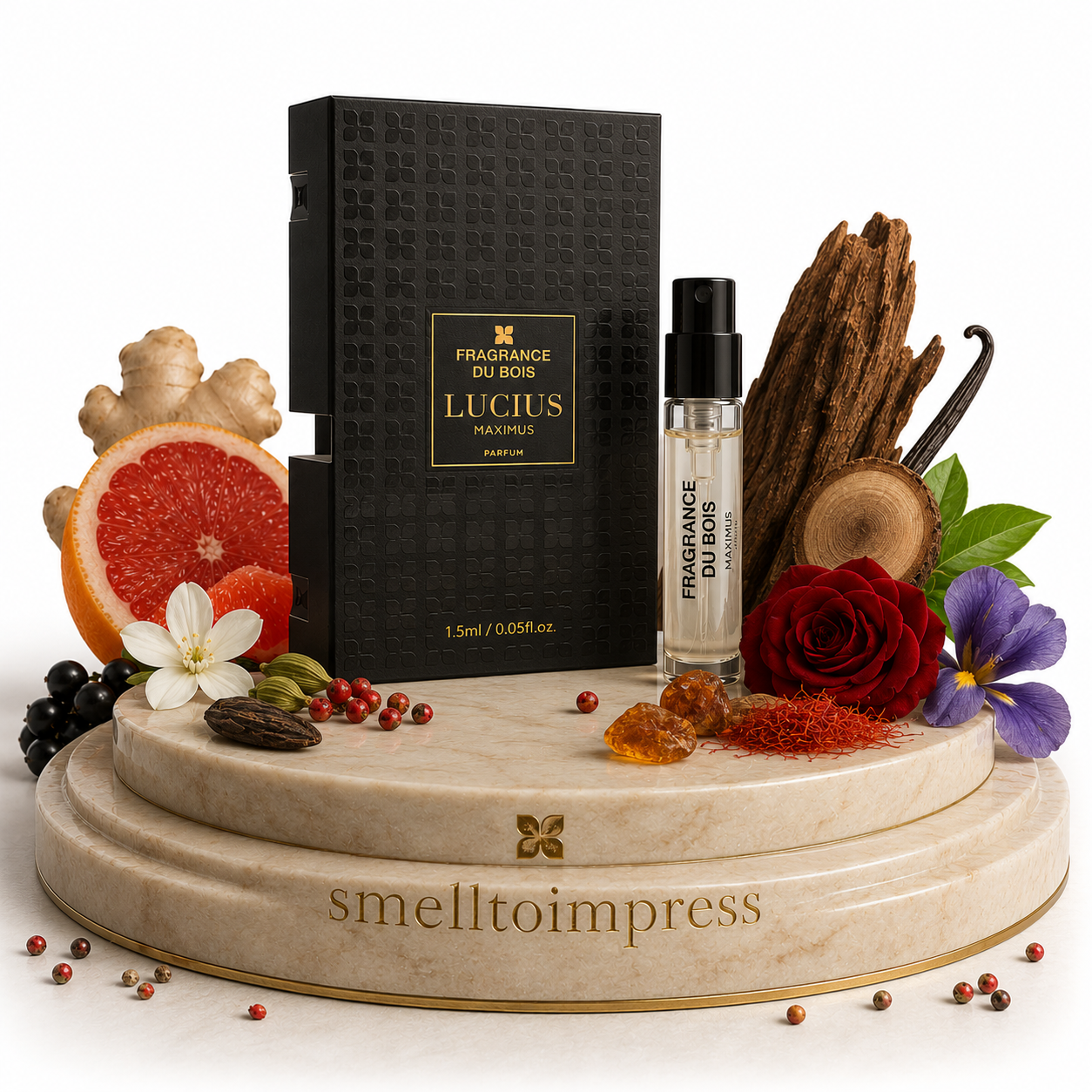 صورة عينة عطر رسمية من فراغرانس دو بوا لوشيوس ماكسيموس 1.5 ml 0.05 fl. oz.