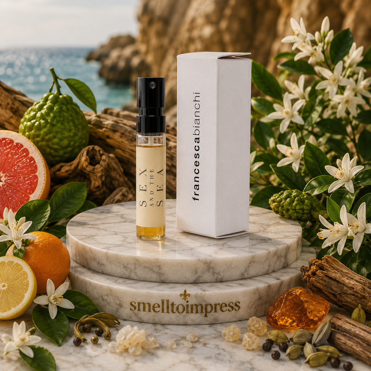 صورة عينة عطر رسمية واحدة Francesca Bianchi Sex and the Sea Neroli بحجم 1.5 ml 0.07 fl. oz