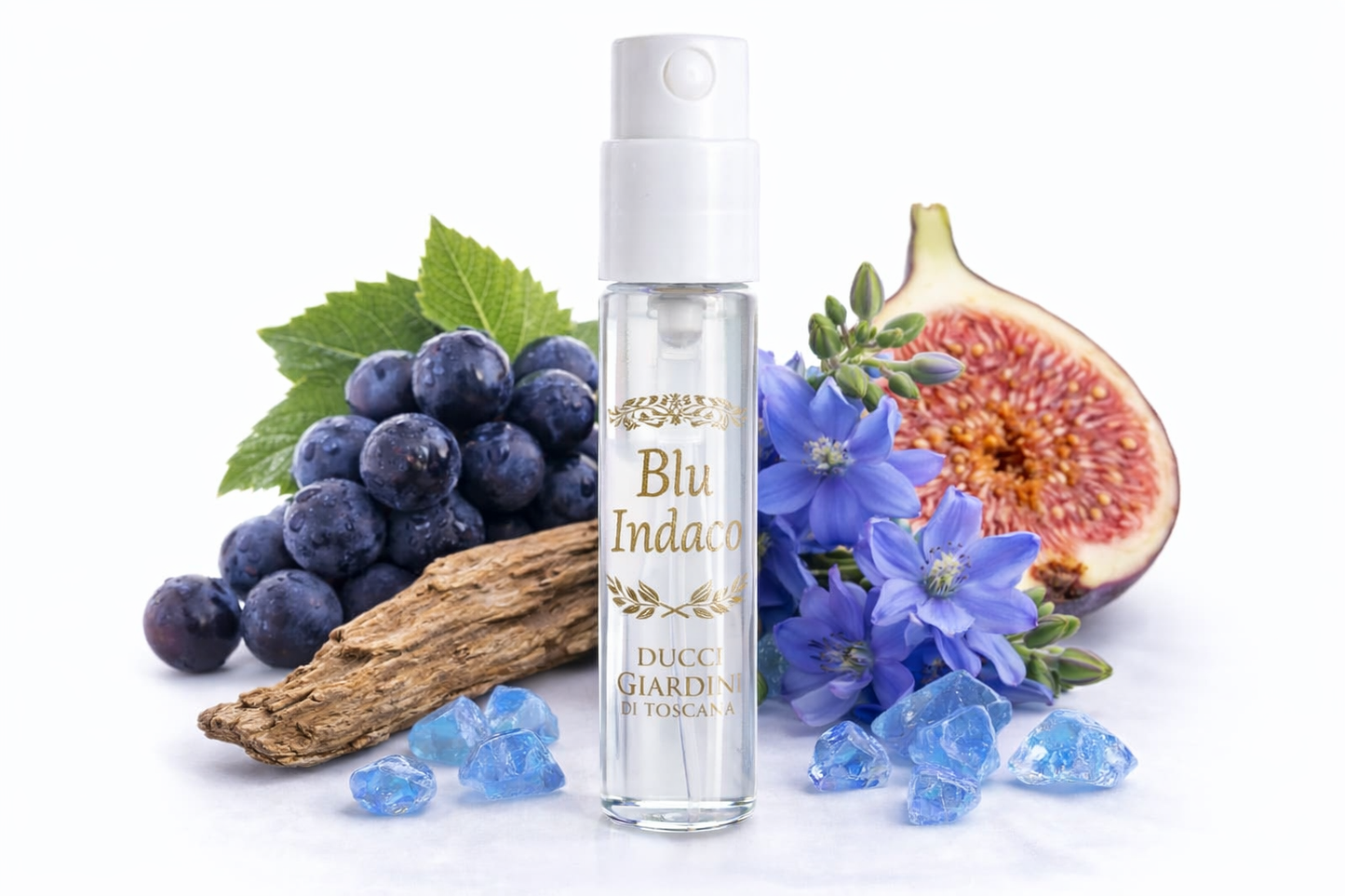 image of Giardini di Toscana Blu Indaco official perfume sample 2ml 0.06 fl. oz.