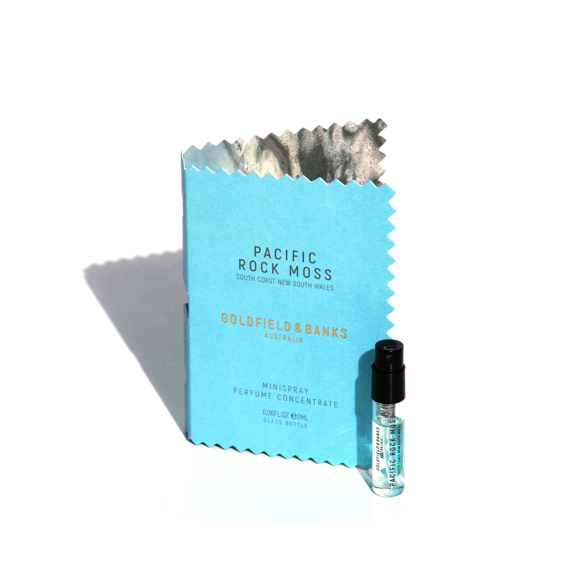 عينة عطر رسمية من Goldfield and Banks Australia Pacific Rock Moss، 2 مل (0.06 أونصة سائلة)