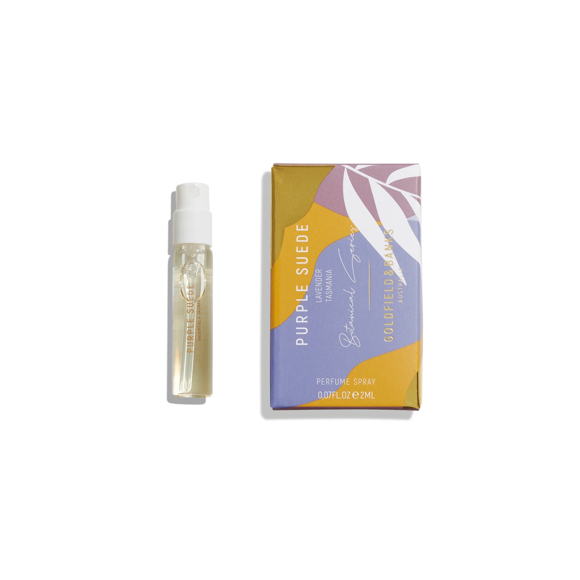 عينة عطر رسمية من Goldfield and Banks Australia Purple Suede، 2 مل (0.06 أونصة سائلة)
