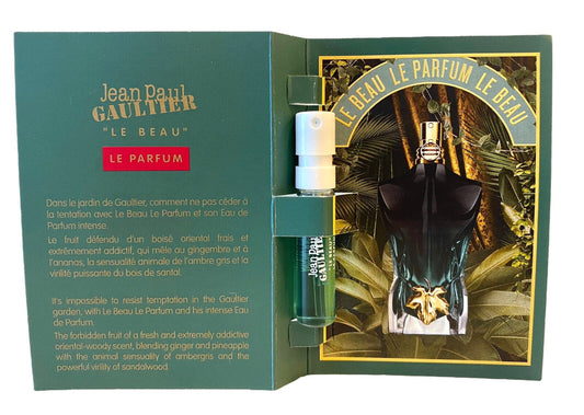 عينة عطر جان بول غوتييه Le Beau Le Parfum Intense الرسمية، اختبار عطر جان بول غوتييه Le Beau Le Parfum Intense