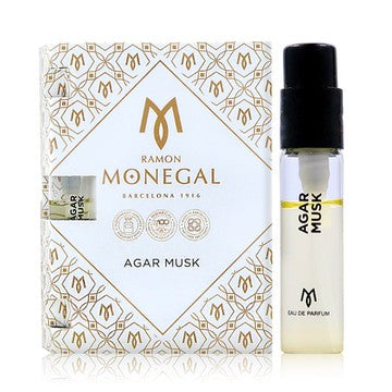 عينة عطر رامون مونيجال أجار مسك الرسمية 2 مل 0.06 أونصة سائلة. اختبار العطور