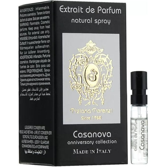 تيزيانا تيرينزي كازانوفا Extrait de parfum 0.05 أوقية 1.5 مل عينة العطر الرسمية
