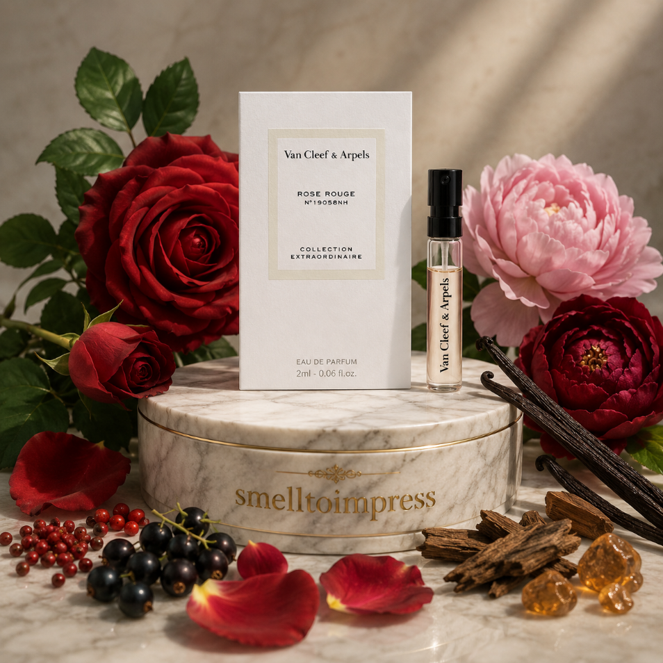 صورة عينة عطر رسمية Van Cleef & Arpels Rose Rouge بحجم 2 ml 0.06 fl. oz.