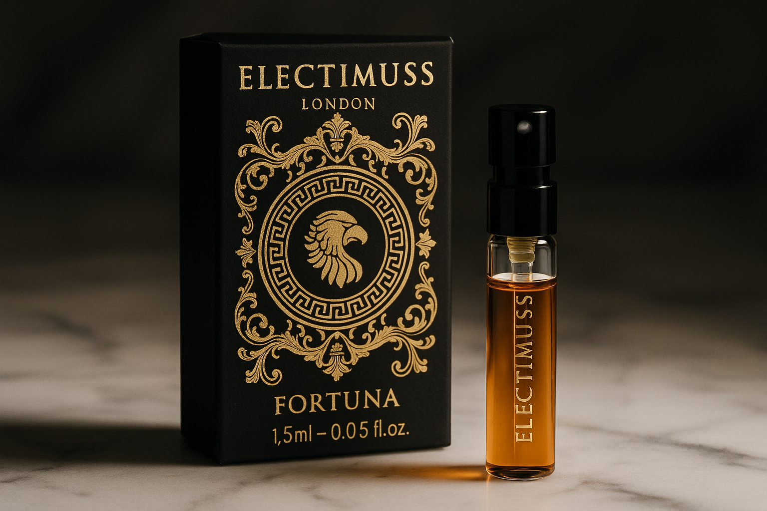 عينة عطر رسمية من إليكتيموس لندن فورتونا، ١.٥ مل (٠.٠٥ أونصة سائلة)