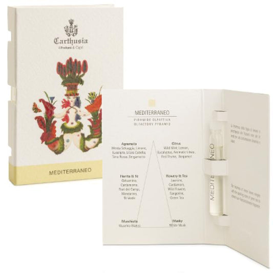 عينة عطر Carthusia الرسمية Carthusia Mediterraneo حجم 2 مل 0.06 أونصة.