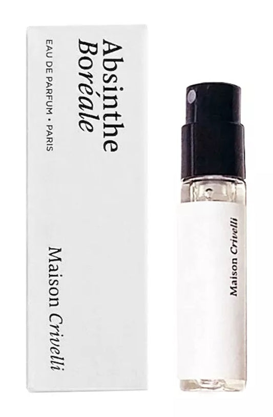 عينة العطر الرسمية من Maison Crivelli Absinthe Boreale 1.5 مل 0.05 أونصة سائلة.