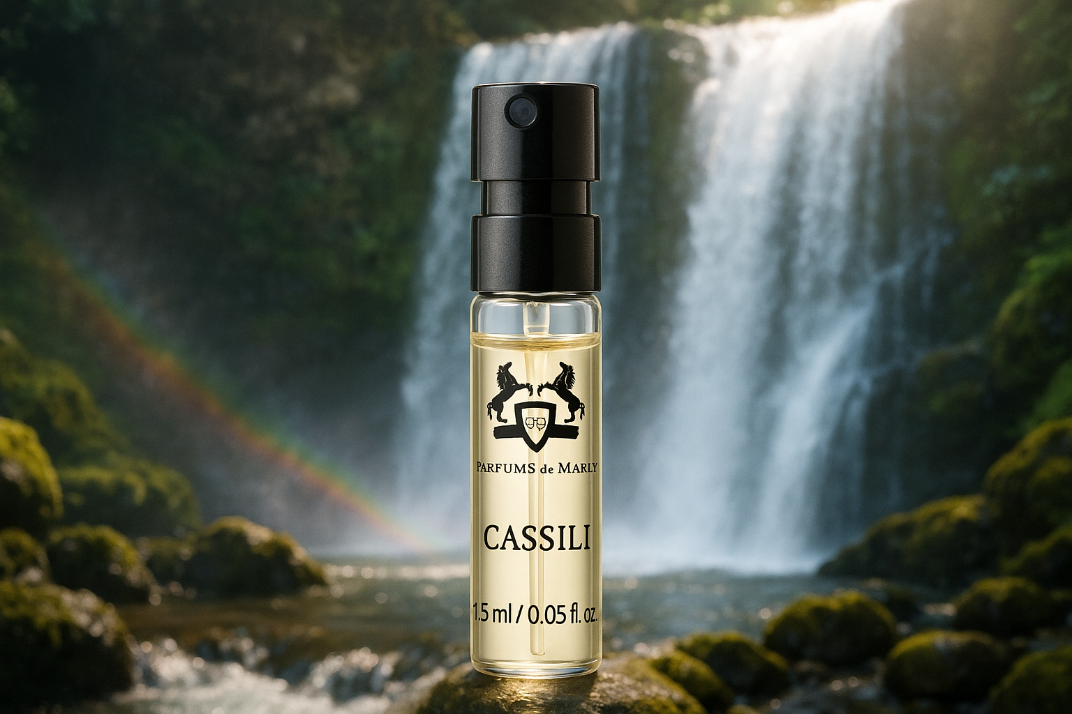 عينة عطر رسمية من Parfums de Marly Cassili، 1.5 مل، 0.05 أونصة سائلة.