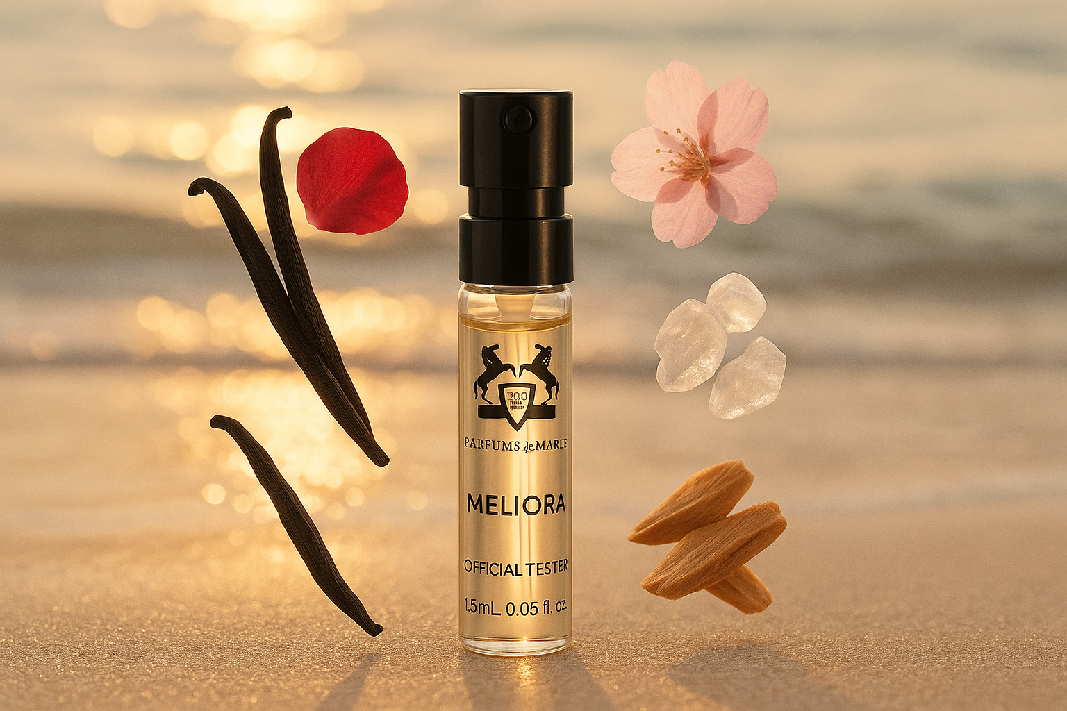 عطر بارفانز دي مارلي ميليورا، عينة رسمية، 1.5 مل، 0.05 أونصة سائلة، مُختبر.