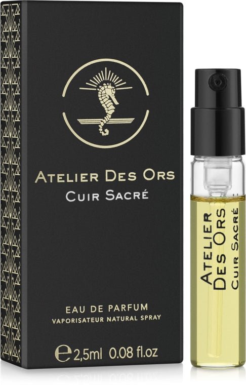Atelier Des Ors Cuir Sacre 2.5 مل 0.08 أونصة سائلة. أوقية. عينات العطور الرسمية