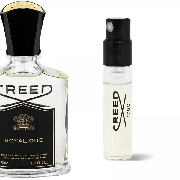 ارتقِ بتجربة عطرك مع عطر كريد رويال عود الفاخر. جرّبه مع عينة العطر الرسمية (2 مل، 0.06 أونصة سائلة) قبل اختيار الزجاجة كاملة الحجم. دلّل حواسك بهذه الرائحة الآسرة.