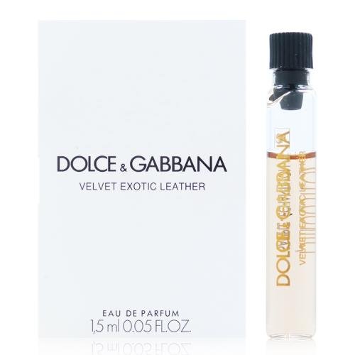 جلد مخملي غريب من دولتشي آند غابانا 1.5 مل 0.05 أونصة سائلة. أوز. عطر رسمي، Velvet Exotic Leather من Dolce & Gabbana 1.5 مل 0.05 فلوريدا. أوز. عطر عطري رسمي، Velvet Exotic Leather من Dolce & Gabbana 1.5ml 0.05 fl. أوز. عطر هيفاتالوس مينتا، جلد مخملي 