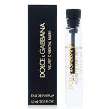 عينة عطر رسمية من دولتشي آند غابانا فيلفيت أورينتال مسك 1.5 مل