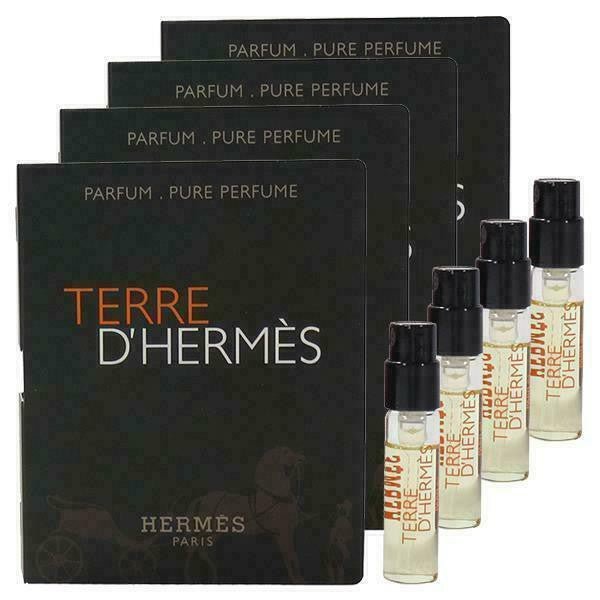عينات عطر رسمية من Hermes Terre D'Hermes Parfum Pure Perfume بحجم 2 مل/0.06 أونصة سائلة