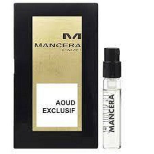 Mancera Aoud Exclusif Mini Vial Spray عينة العطر الرسمية 2.0 مل 0.07 أونصة سائلة.