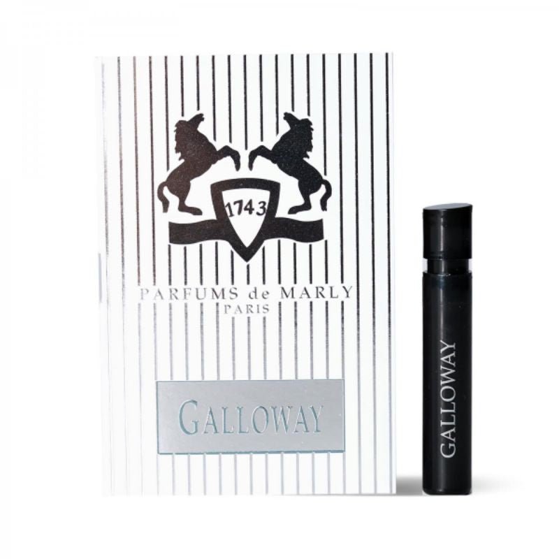 عطر دي مارلي جالواي 1.2 مل 0.04 أونصة سائلة. hivatalos parfüm minta، Parfums De Marly Galloway 1.2 مل 0.04 فلوريدا أوز. عطر amostra الرسمي، Parfums De Marly Galloway 1.2ml 0.04 fl.o.z. في حين أن العطر الرسمي هو Parfums De Marly Galloway 1.2ml 0.04 fl
