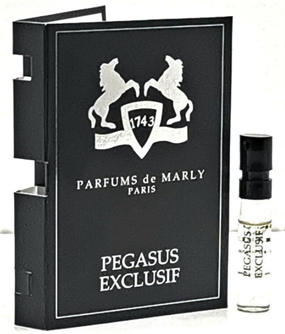 عينة العطر الرسمية Parfums De Marly Pegasus Exclusif 1.5 مل 0.05 أونصة سائلة. أوز. اختبار العطور