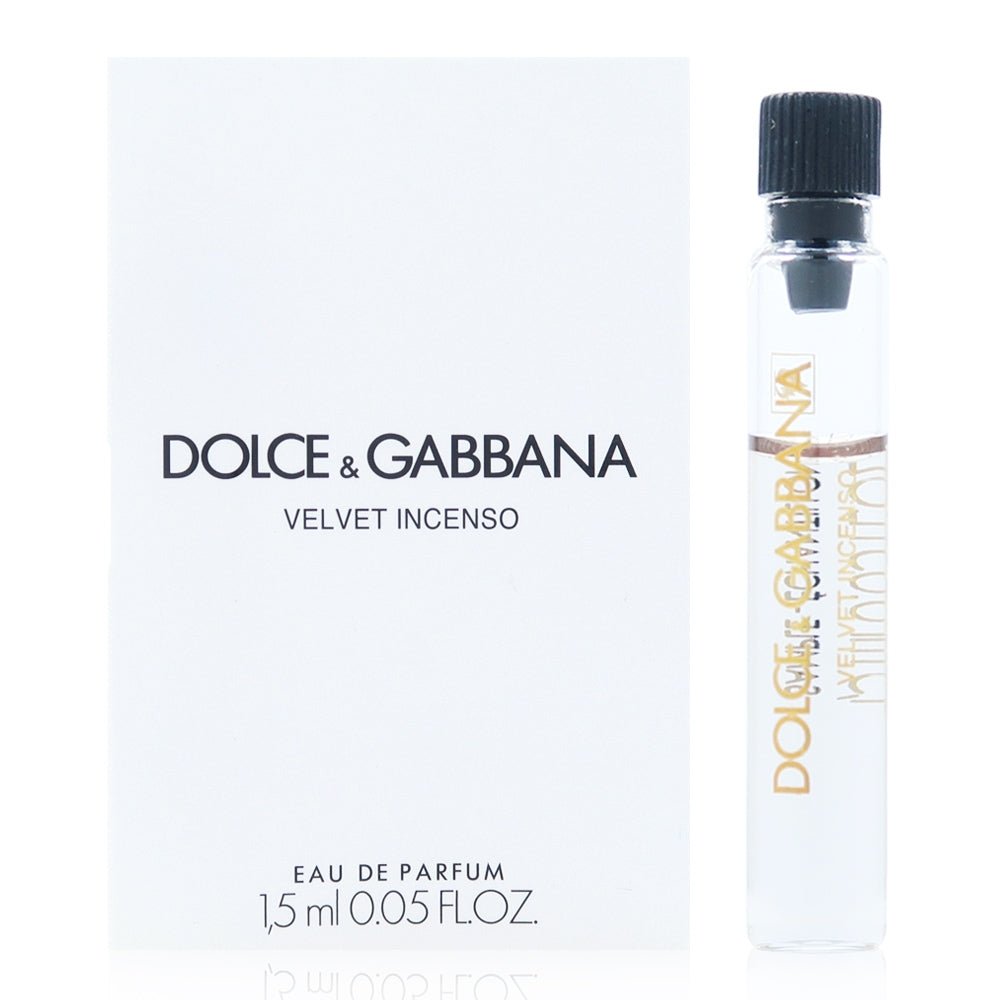 فيلفيت إنسينسو من دولتشي آند غابانا 1.5 مل 0.05 أونصة سائلة. أوز. عطر رسمي من échantillon، Velvet Incenso من Dolce & Gabbana 1.5 مل 0.05 فلوريدا. أوز. virallinen hajuvesinäyte، Velvet Incenso من Dolce & Gabbana 1.5 مل 0.05 فلوريدا. أوز. عطر oficjalna